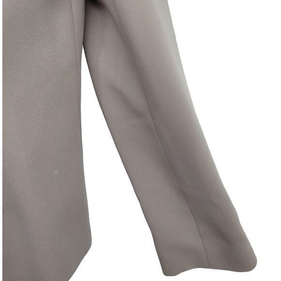 Vintage Petite Sophisticate Gray Two‎ Button Long Sleeve Boxy Blazer Jacket - Picture 10 of 15